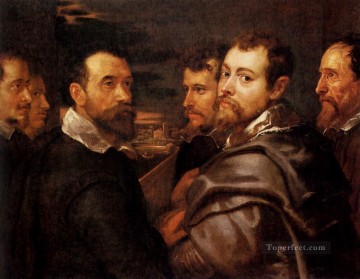  Paul Pintura al %C3%B3leo - El círculo de amigos de Mantua Barroco Peter Paul Rubens